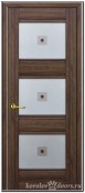 Profil Doors Модель 4x Темный орех Со стеклом