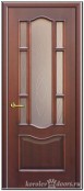 Prime Doors Рондо Красное дерево Макоре Со стеклом